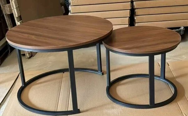 Table d'appoint ronde en marbre