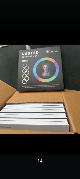 Ring _ ligth Anneaux LED 12'"