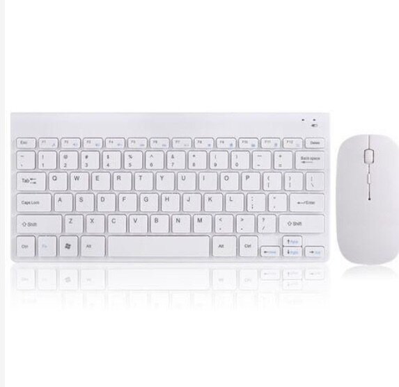 Portable Wireless Keyboard and Mouse Combo