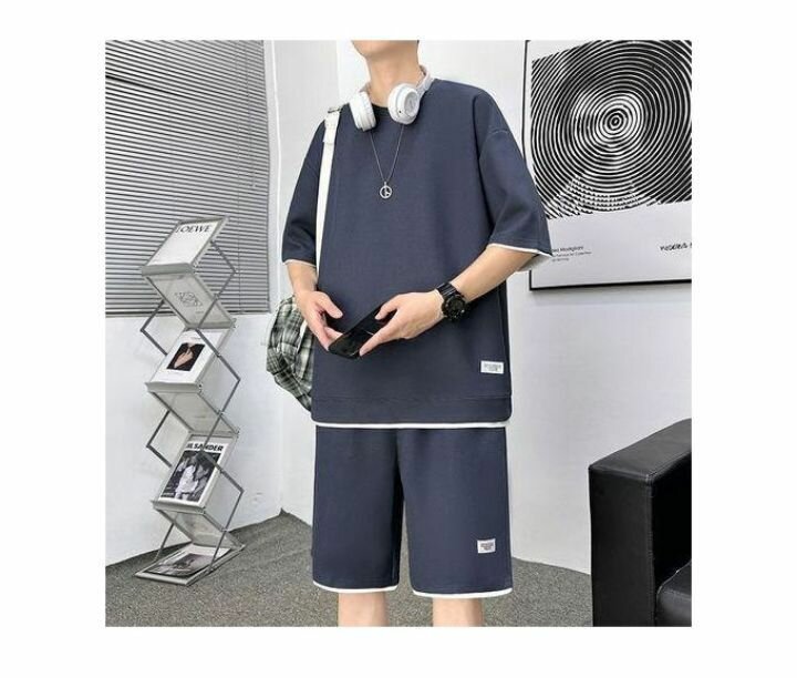 Ensemble décontracté bleu homme