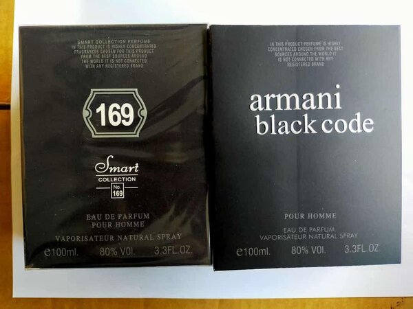 New Scents Smart №169 Men's perfume, Armani Black Code. 10ml