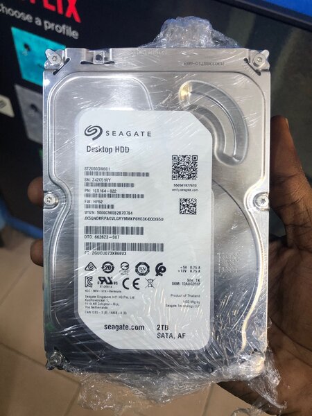 Seagate Desktop Hard Disk Drive 2TB