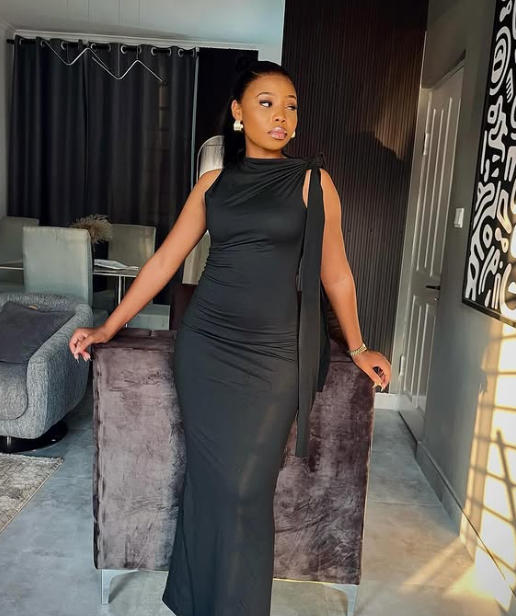 Black Rope detail delight dress