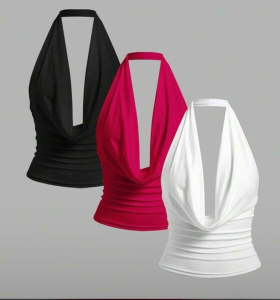 Débardeur drapé élégant femme