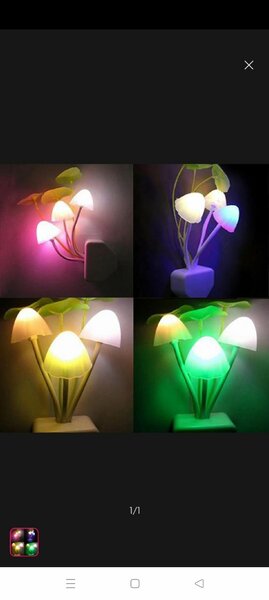 Automatic Sensor Light Night Color Changing Romantic Flower