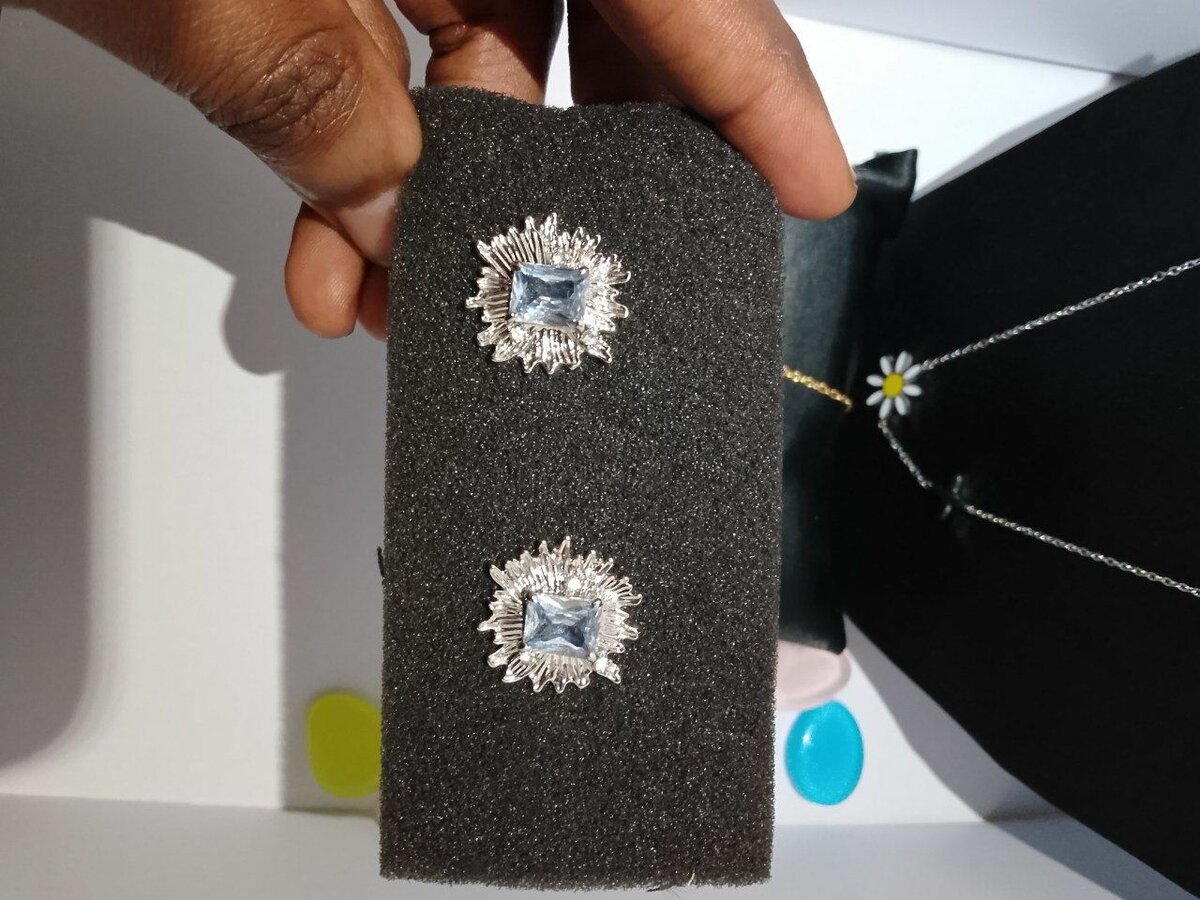 Boucles d'oreilles élégantes en argent