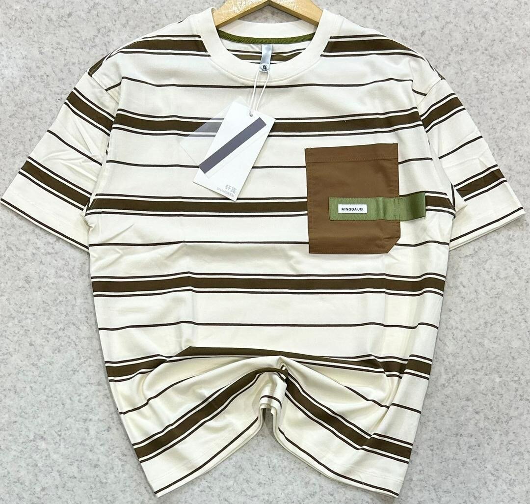 T-shirt imprimé tendance en coton