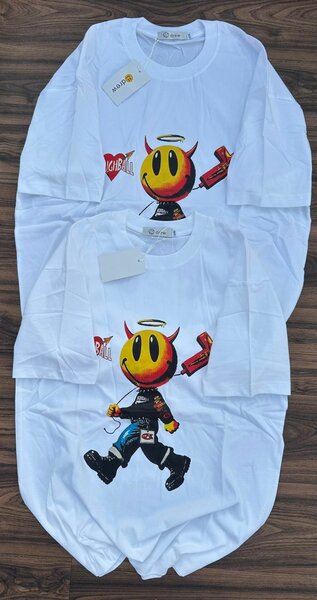 T-shirt amusant imprimé emoji