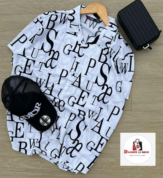 Chemise graphique homme élégante