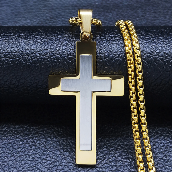 Collier Croix Élégant