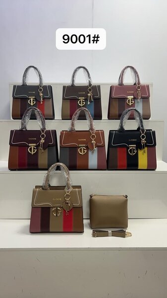 Sac à main multicolore tendance