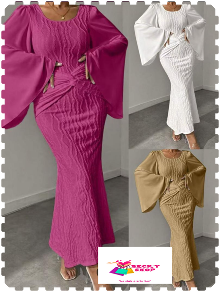 Robe Évasée Élégante Femme