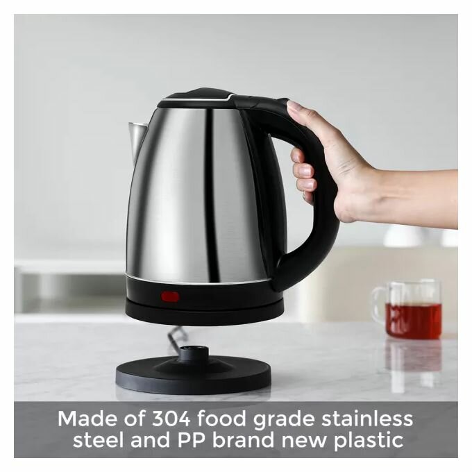 Bouilloire Électrique - 2 Litres - Argent