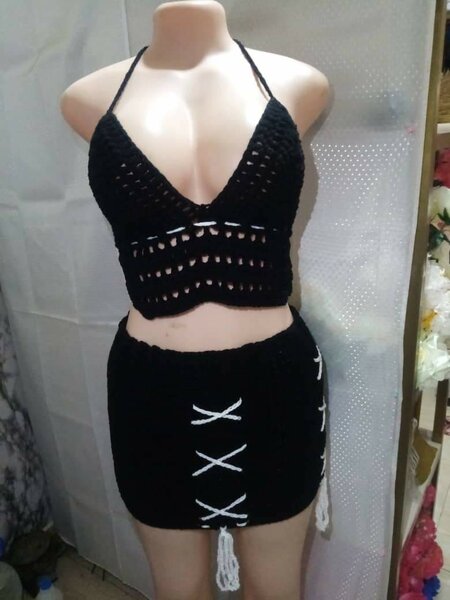 Robe crochet bohème chic