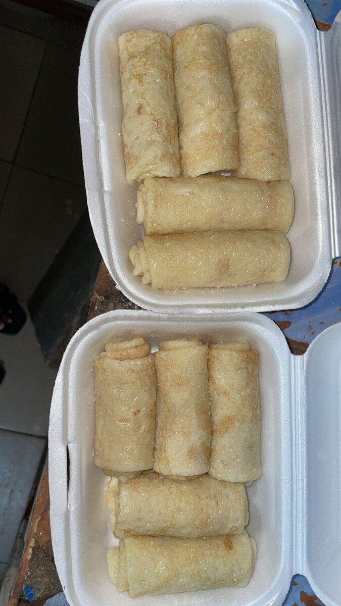 Crêpes à la vanille