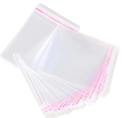 Pack / Bundle Of 100 (4 x 5 Inch) Resealable Cellophane/ BOPP/ Poly Transparent Plastic Bags