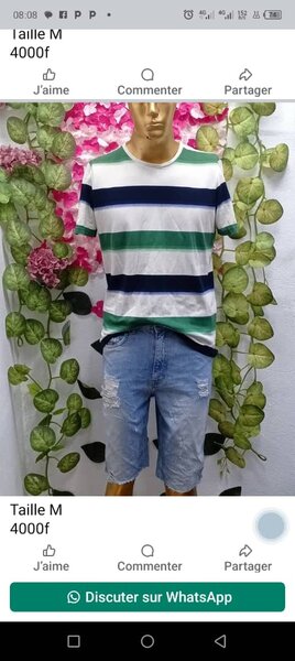 T-shirts décontractés pour hommes