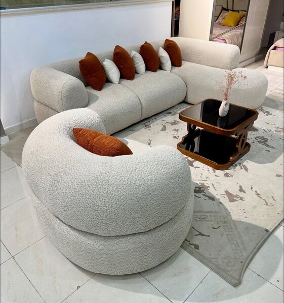 Canapé moderne en velours