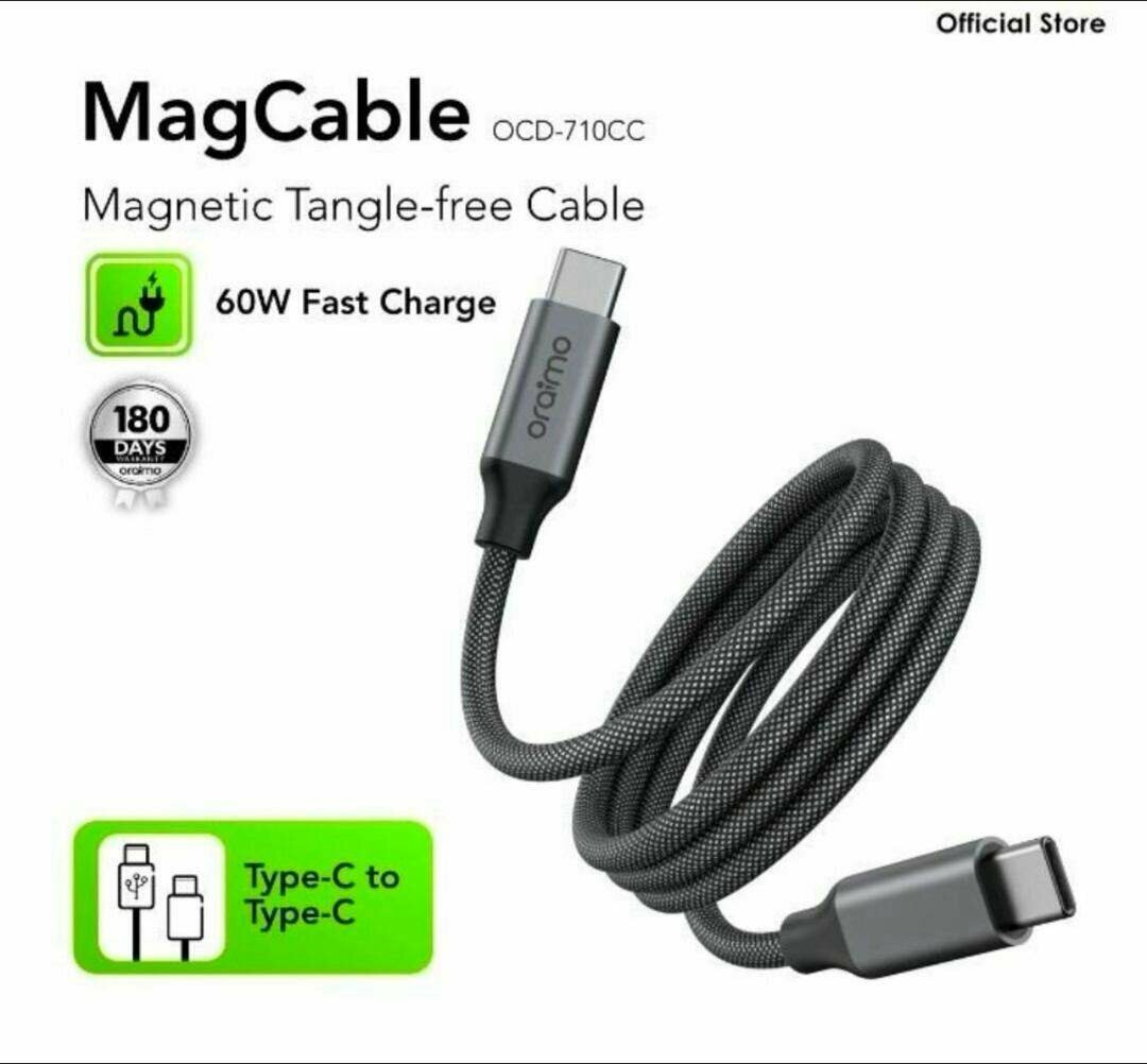 Câble magnétique USB-C Oraimo 60W