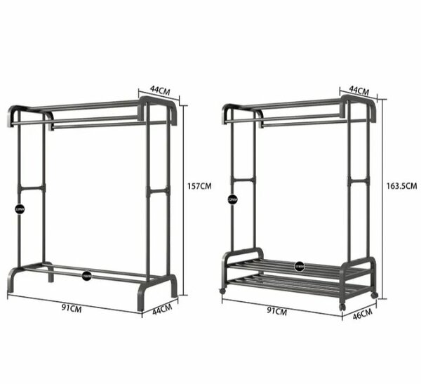 Portant à vêtements réglable
