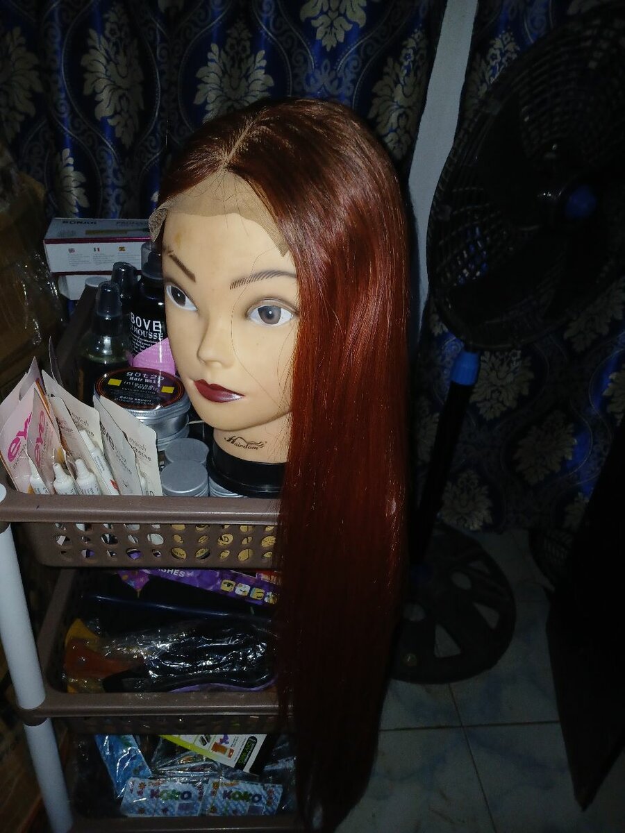 Bone straight look alike