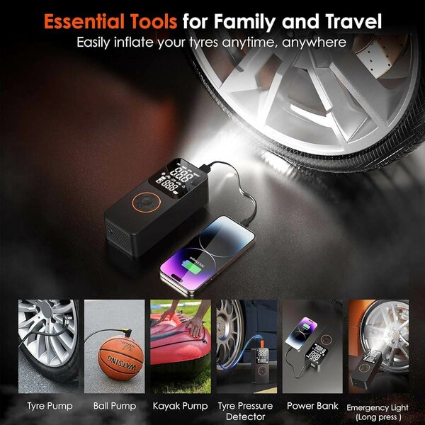 Compresseur d'air portable sans fil