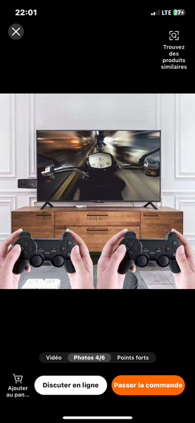 Console de Jeu Sans Fil 2.4G