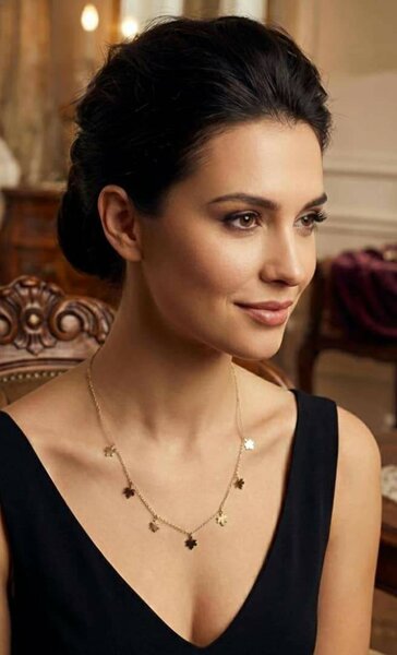 Collier en or élégant