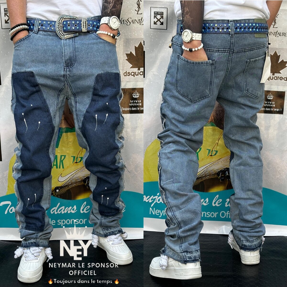 Jeans cargo gros bah