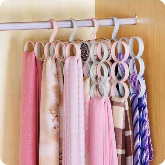 Scarf Hanger 15 Holes Hanger Hanging Scarf Organizer Hanger