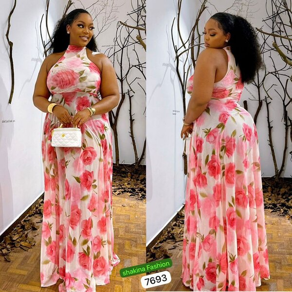 Robe d'été fleurie en chiffon