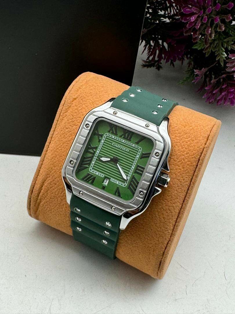 Cartier silicon strap watch
