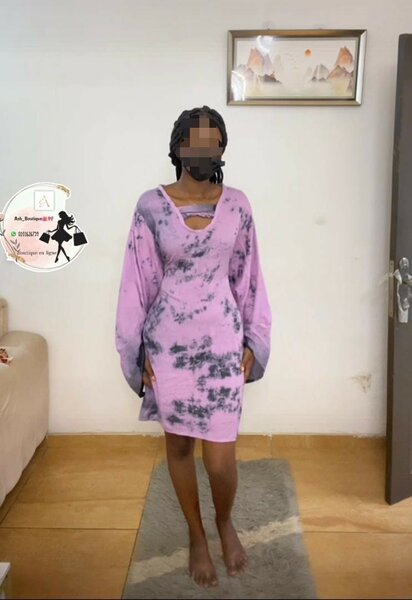 Robe Colorée en Coton Bohème