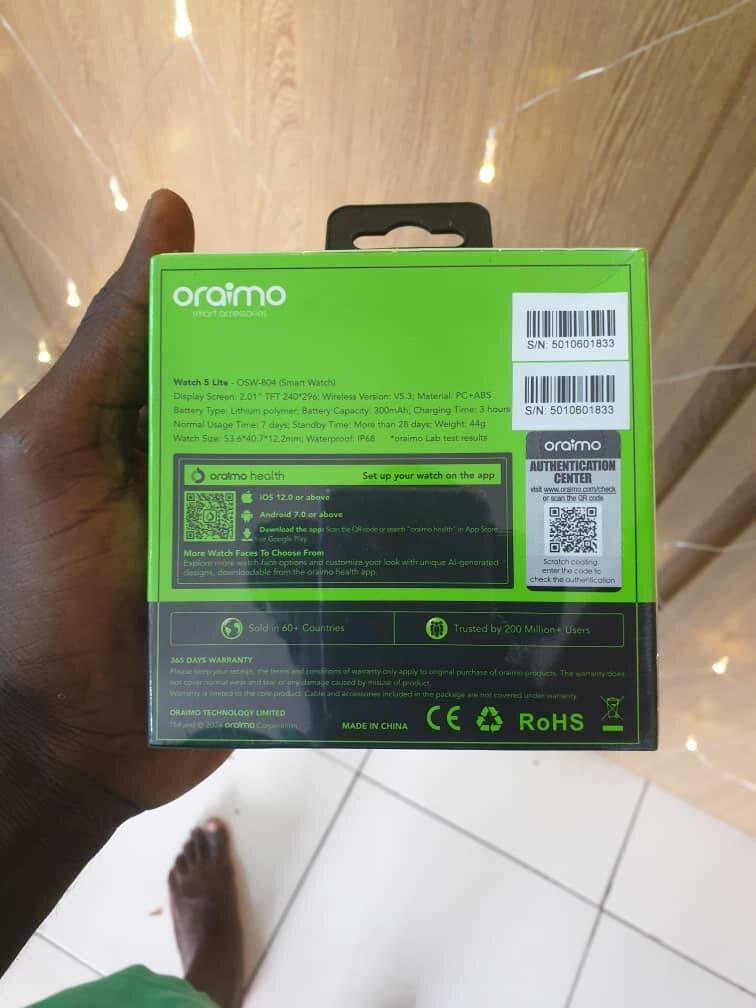 Montre Connectée Oraimo