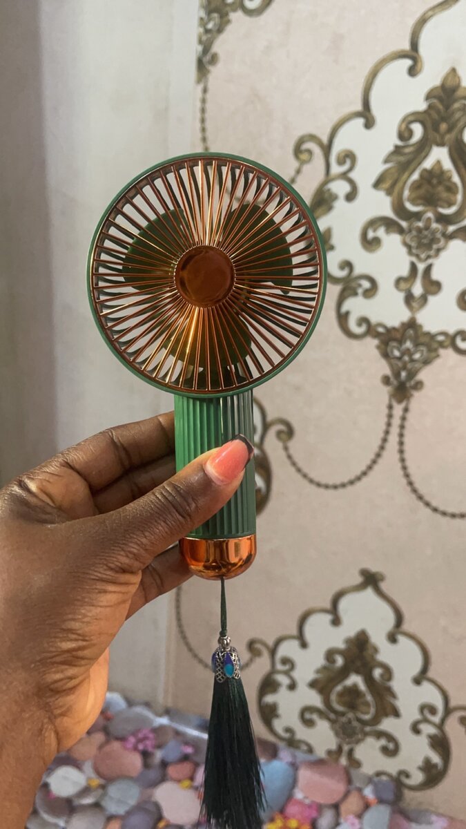 Portable rechargeable fan