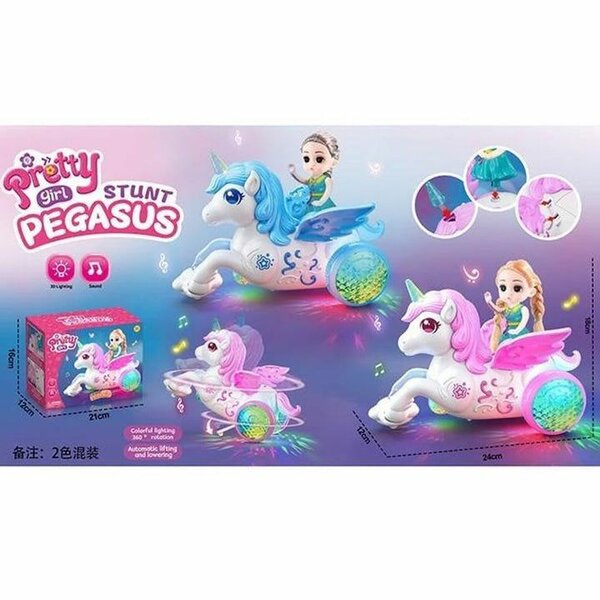 Poupée et Pégase lumineux