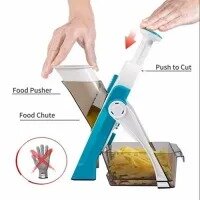 Mandoline Slicer Safe Vegetable Cutter Adjustable Vegetable Chopper Multi-purpose Food Vegetable Slicer for Kitchen All-Round Vegetable Cutter Multifunctional Manual Grater