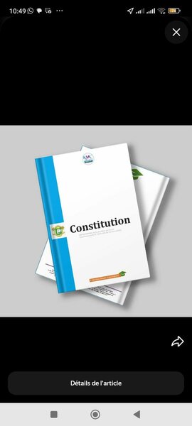 Constitution en Livre