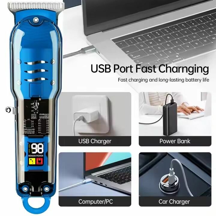 Tondeuse Cheveux USB Rechargeable