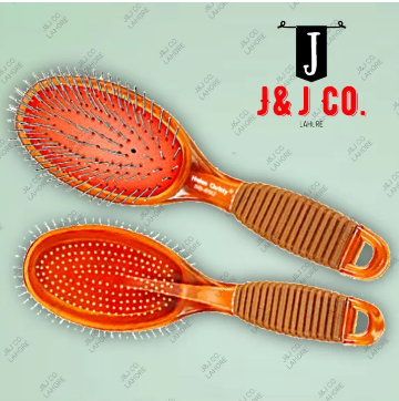 Hair Brush Helen christy cryHelen Christy Crystal Brown Hair Brush Steel Wire With Steel Ball Tipsstal brown body