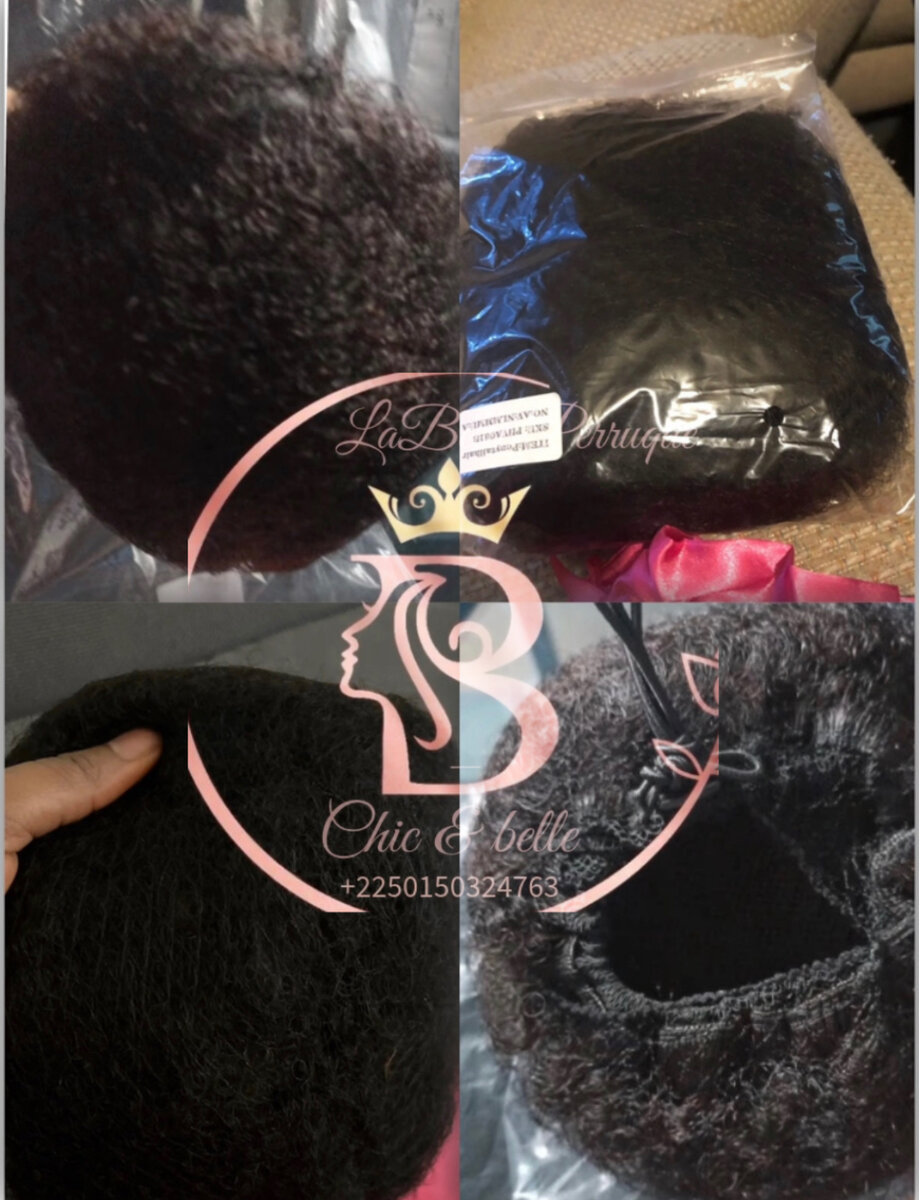 Chignon bouclé pour enfants