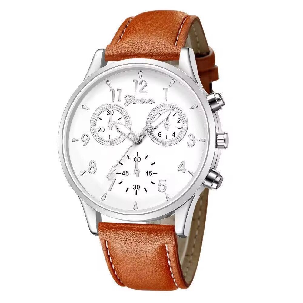 Montre Homme Élégante en Cuir