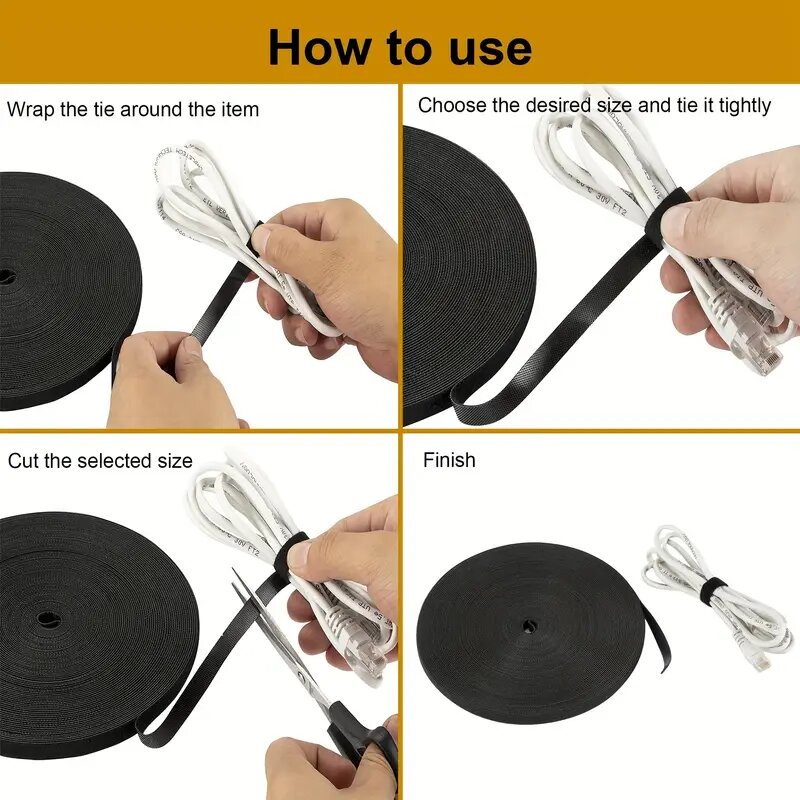 Lot de 2 rouleaux Attaches 5m