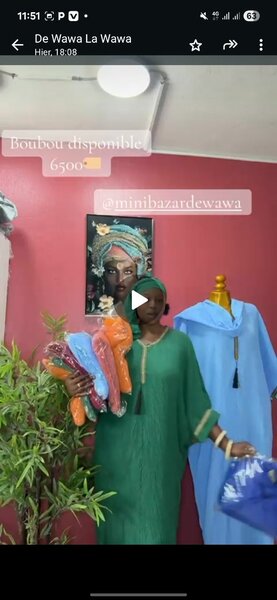 Boubou élégant femme