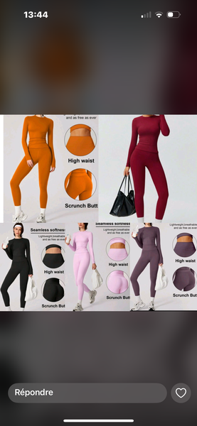 Ensemble Femme Seamless Legging