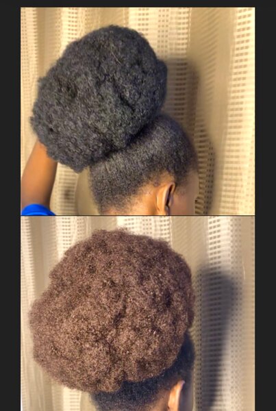 Postiche afro bouffant