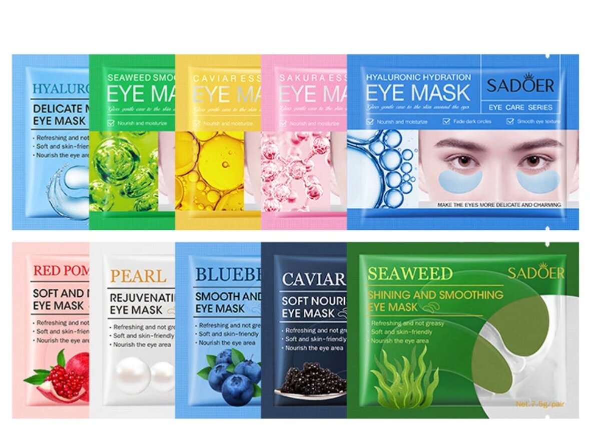 Facial sheet mask and lip mask