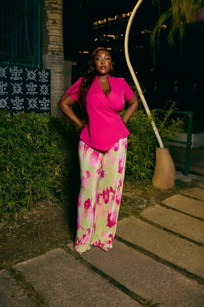 Tunique Fuchsia Élégante