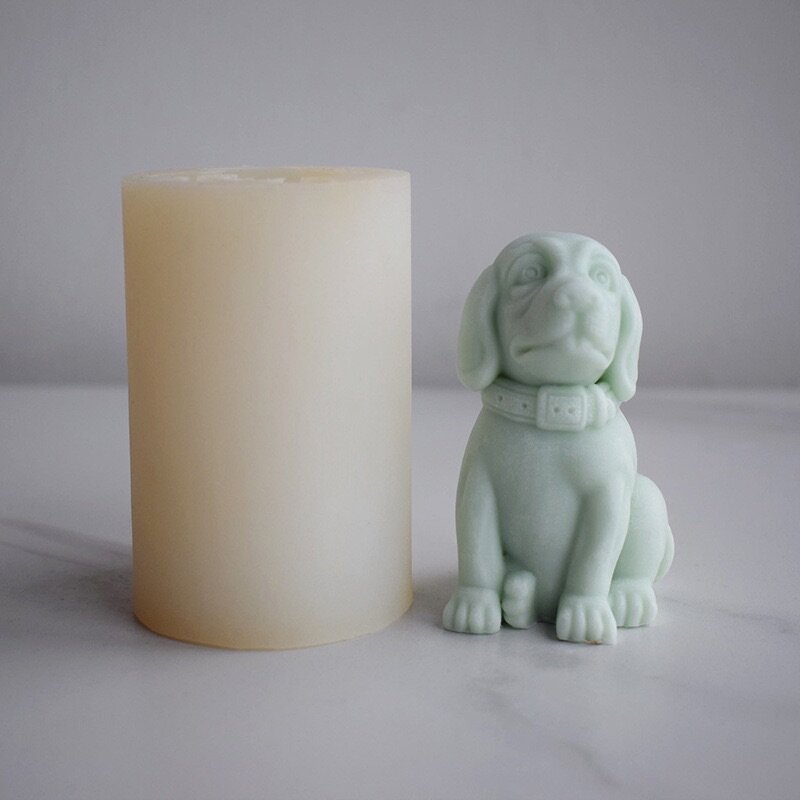 Dog candle mould