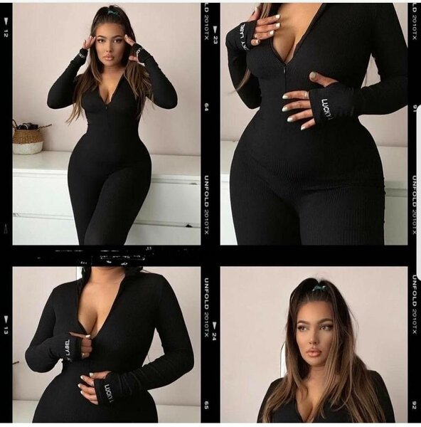 Combinaison moulante femme